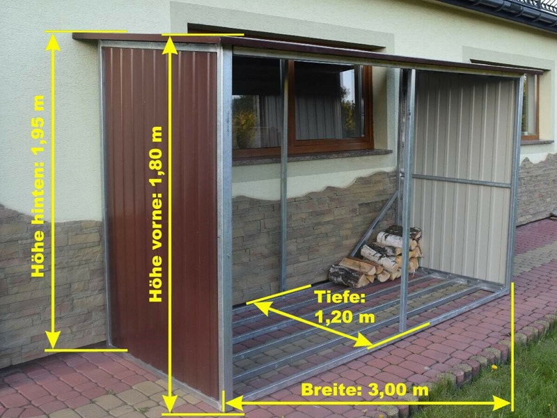 Kaminholzregal Holzunterstand 5 800x600 1