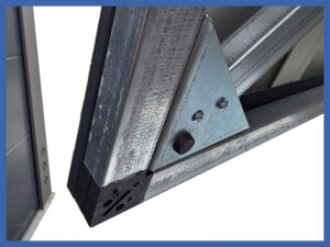 8AbdichtenderUnterseitedesTorsDoppellippendichtung Völlig Schweißfreie Konstruktion